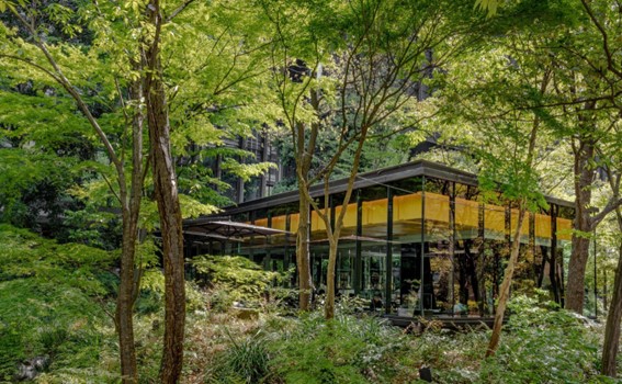 Café by Aman facade, Hotel Aman Tokyo